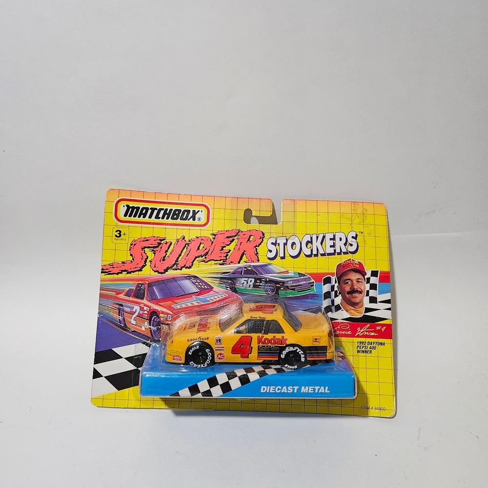 Matchbox Super Stockers Ernie Irvan 4 Kodak Racing Lumina 1992 Daytona Winner